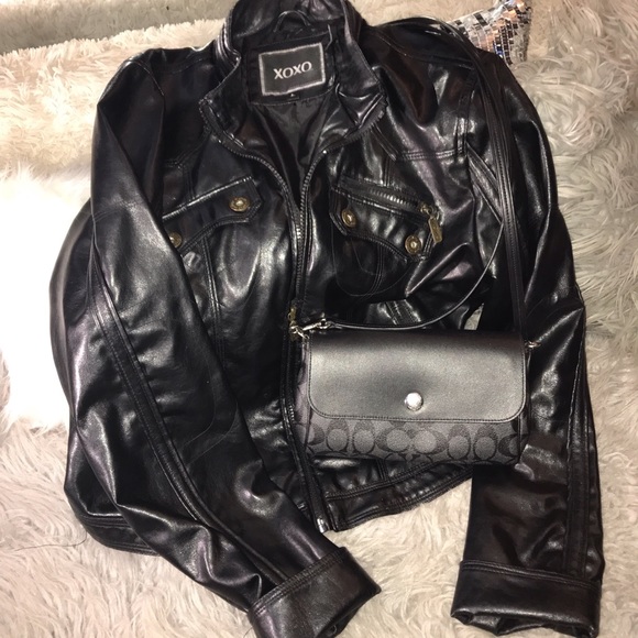 XOXO Leather jacket - Picture 1 of 2